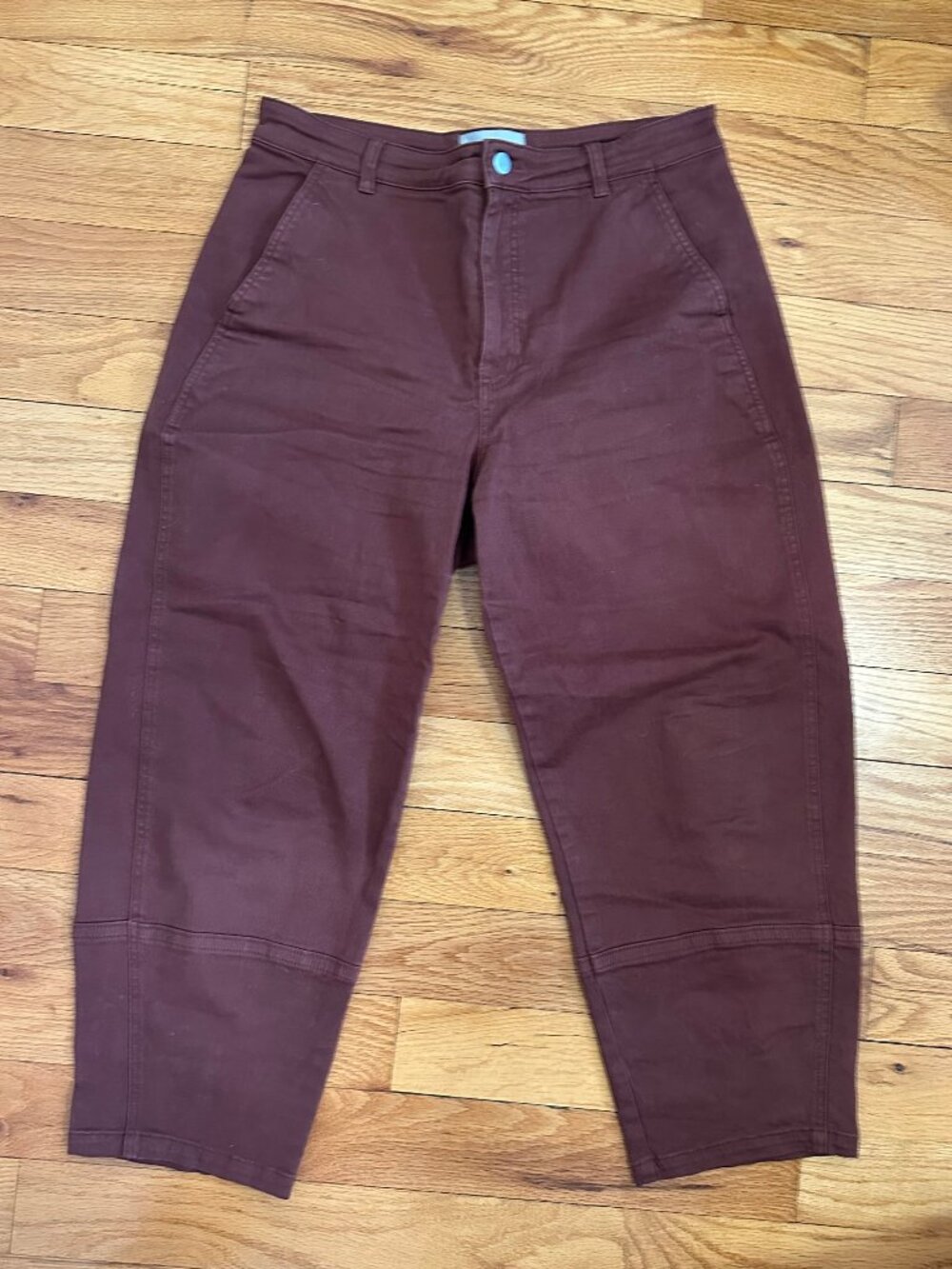 Everlane Utility Barrel Pant - Rosewood - Size 14